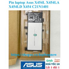 Pin Laptop Chính Hãng Asus X454L X454LA X454LD C21N1401 - 37Wh Đen, Đổi Mới 100% - Bảo Hành Nhanh Chóng