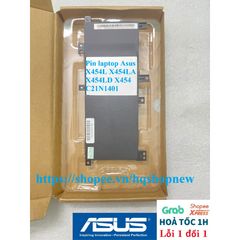 Pin Laptop Chính Hãng Asus X454L X454LA X454LD C21N1401 - 37Wh Đen, Đổi Mới 100% - Bảo Hành Nhanh Chóng