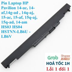 Pin Laptop Chính Hãng HP Pavilion 14/15, Thay Thế HS03 HS04 - Chất Lượng Đảm Bảo, 100% Mới, Tương Thích Nhiều Mẫu