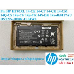 Pin Laptop HP HT03XL 41.04Wh cho các mẫu 14-CE, 14-CF, 14-CK, 14-CM, 14S-DK - Sản phẩm mới chính hãng, bảo hành nhanh chóng