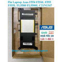 Pin Laptop Asus C21N1347 cho F554 F554L F555 F555L FL5500 FL5500L - Pin Chính Hãng Mới 100% - Bảo Hành Đổi Mới 100%