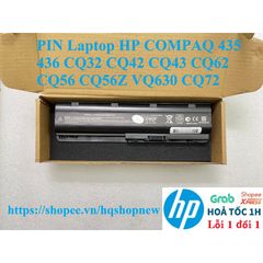 Pin Laptop HP Compaq 435 436 CQ32 CQ42 CQ43 CQ62 CQ56 CQ56Z VQ630 CQ72 MU06 6 Cell - Chính Hãng Mới 100% với Bảo Hành Nhanh