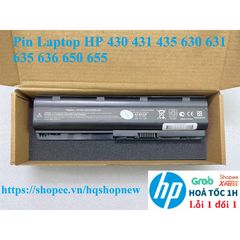 Pin Laptop HP 6 Cell Chính Hãng cho các Model 430, 431, 435, 630, 631, 635, 636, 650, 655 - Đen, Bảo Hành 100%