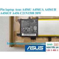 Pin laptop Asus A456U A456UA A456UB A456UF C21N1508 38W - Pin Liền Hàng Chính Hãng, Bảo Hành 100% Chất Lượng