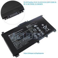 Pin Laptop HP Pavilion 15-CC 15-CD 15-CK 14-BF 14-BK 14-BP 17-AR TF03XL - Pin Chất Lượng Cao, Thay Thế Chính Hãng 100%