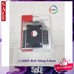 Khay Ổ Cứng Laptop Caddy Bay Mỏng 9.5mm Chuẩn SATA 3.0, Lắp Đặt SSD/HDD Thêm Cho Máy Tính Xách Tay