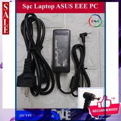 Sạc Laptop Asus 19V 2.1A cho Eee PC 1015 N455 1201HA EXA0901XH Chân Nhỏ - Adapter Chất Lượng Cao, Bảo Hành 12 Tháng