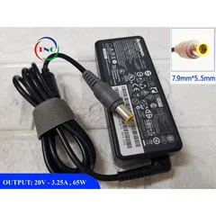 Sạc Lenovo 20V 3.25A 65W Chân Kim To - Tặng Kèm Dây Nguồn Cho Laptop Thinkpad và IBM, Bảo Hành 12 Tháng
