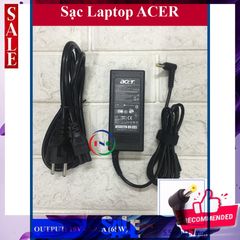 Sạc Laptop Acer 19V 3.42A 65W Nhập Khẩu - Adapter Chất Lượng Cao, Bảo Hành 12 Tháng, Thay Thế An Toàn
