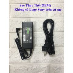 Sạc Laptop Sony 19.5V - 3.9A - 65W Nhập Khẩu, Adapter Chất Lượng Cao Kèm Dây Nguồn - Bảo Hành 12 Tháng