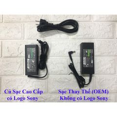 Sạc Laptop Sony 19.5V - 3.9A - 65W Nhập Khẩu, Adapter Chất Lượng Cao Kèm Dây Nguồn - Bảo Hành 12 Tháng