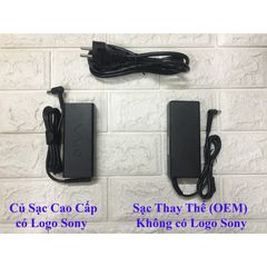 Sạc Laptop Sony 19.5V - 3.9A - 65W Nhập Khẩu, Adapter Chất Lượng Cao Kèm Dây Nguồn - Bảo Hành 12 Tháng