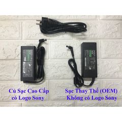 Sạc Laptop Sony 19.5V 4.7A 90W Nhập Khẩu - Adapter Chất Lượng Cao Kèm Dây Nguồn, Bảo Hành 12 Tháng
