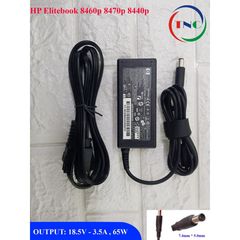 Sạc Laptop HP Elitebook 8460p 18.5V 3.5A 65W Chân Kim To 7.4mm x 5.0mm - Phụ Kiện Cao Cấp Nhập Khẩu Bảo Hành 12 Tháng