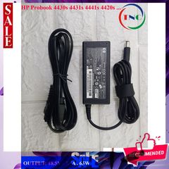 Sạc Laptop HP Probook 4430s 4431s 4441s 18.5V 3.5A 65W Chân Kim To 7.4mm x 5.0mm - Sạc Cao Cấp Nhập Khẩu, Bảo Hành 12 Tháng