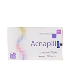 Viên Uống Acnapill Hỗ Trợ Giảm Mụn Trứng Cá, Kiềm Dầu - Dành Cho Da Dầu, Hỗ Trợ Làm Sạch Da, Giảm Viêm - Hộp 30 Viên