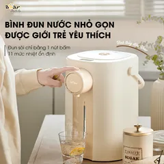 Bình Thủy Điện Bear SB-BTD5L 5L - Đun Sôi, Giữ Ấm, Khử Clo, An Toàn Với Inox 304, Màn Hình LED Cảm Ứng
