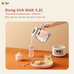Máy Đun Nước Hâm Sữa Bear WW-4H12L - Đa Chức Năng Hâm Sữa, Pha Bột, Khử Clo, Chất Liệu An Toàn, Dung Tích 1.2L