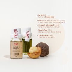 Dầu Mù U Ép Lạnh 10ml Noom - Tinh Dầu Thiên Nhiên Giúp Dưỡng Da, Chống Viêm, Kháng Khuẩn, An Toàn Cho Mọi Loại Da