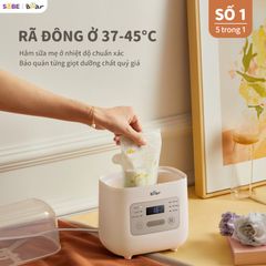 Máy Hâm Sữa Tiệt Trùng Bear BW-4H03M - Chức Năng Hâm Nóng, Giữ Ấm 24 Giờ, Thiết Kế Thông Minh, Dinh Dưỡng Hoàn Hảo