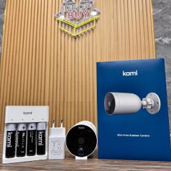 Camera Wifi Kami Wire-Free Outdoor - Giám sát không dây 1080P Full HD, pin sạc tiện lợi, ứng dụng Yi Home, chống nước, bảo vệ an toàn cho gia đình.