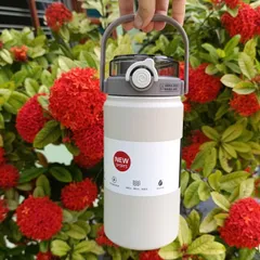 Bình Giữ Nhiệt Inox 316 Chính Hãng 1000ML - Chống Rò Rỉ, Có Ống Hút Tiện Lợi, Phong Cách Sang Trọng, Dùng Cho Học Sinh, Văn Phòng