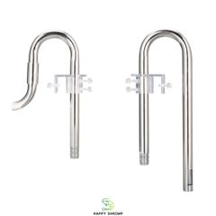 Đầu In Out Inox 304 Phi 16 Chính Hãng ZRDR - Thiết Bị Chịu Lực Chống Gỉ, Điều Chỉnh Hướng Xoay 360 Độ, Dụng Cụ Thủy Sinh Chất Lượng Cao