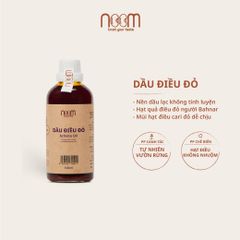 Dầu Điều Đỏ 100ml Noom - Màu Thực Phẩm Tự Nhiên Tạo Màu Đỏ Đẹp Mắt Cho Món Ăn, An Toàn Cho Sức Khỏe