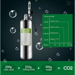 Bình Inox Thủy Sinh Tự Pha Chế CO2 1L 2L 5L Chính Hãng ZRDR - Bộ Tự Làm An Toàn, Tiện Dụng Mẫu 2024