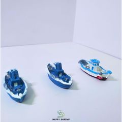 Du Thuyền Nhựa Mini Trang Trí Bể Cá - Du Thuyền Bể Thủy Sinh Độc Đáo Cho Hồ Cá Và Suối Nhân Tạo