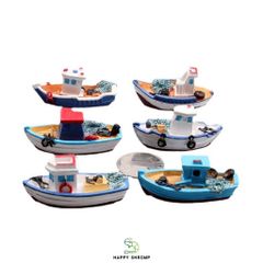 Du Thuyền Nhựa Mini Trang Trí Bể Cá - Du Thuyền Bể Thủy Sinh Độc Đáo Cho Hồ Cá Và Suối Nhân Tạo