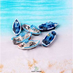 Du Thuyền Nhựa Mini Trang Trí Bể Cá - Du Thuyền Bể Thủy Sinh Độc Đáo Cho Hồ Cá Và Suối Nhân Tạo