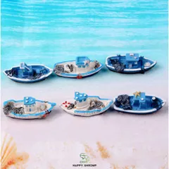 Du Thuyền Nhựa Mini Trang Trí Bể Cá - Du Thuyền Bể Thủy Sinh Độc Đáo Cho Hồ Cá Và Suối Nhân Tạo
