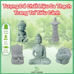 Tượng Ngộ Không & Đường Tăng Sa Thạch - Trang Trí Tiểu Cảnh Hồ Cá và Bonsai - Quà Tặng Ý Nghĩa cho Không Gian Thiền và Nội Thất