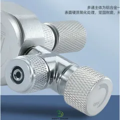 Van Chia CO2 ZRDR Chính Hãng - Phụ Kiện Thủy Sinh Chia 2 Chia 3 Tiết Kiệm Không Gian Cho Hồ Cá Thủy Sinh