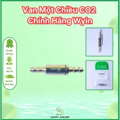 Van CO2 Một Chiều INOX Chính Hãng Wyin - Phụ Kiện Thủy Sinh Chống Nước, Hướng Dẫn Chảy CO2 An Toàn