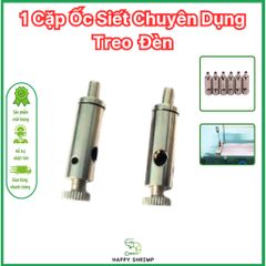Cặp Ốc Siết Đèn LED Thủy Sinh - Dụng Cụ Treo Đèn Chuyên Dụng Có Lỗ Xỏ Ngang, Tiện Lợi Trong Nhà và Vườn