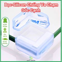 Bọc Góc Cạnh Bàn Tủ Silicon An Toàn - Bảo Vệ Cho Trẻ Em và Người Dùng, Chống Va Chạm Tiện Dụng