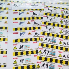Decal Dán Hồ Cá Cảnh Báo Vui Vẻ 2x3 Inch - Miếng Dán Chống Nước Trang Trí Bể Cá Kiểu Dễ Thương, Chống Bay Màu, Dễ Sử Dụng