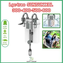 Máy Lọc Treo Xiaoli SunSun XBL 500-600 - Lọc Nước Tích Hợp Váng Xoay Chất Lượng Cao cho Bể Cá 50-60cm