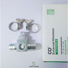 Bộ trộn CO2 Wyin chữ T chuyên dụng cho hồ cá - Thiết bị lọc thùng cỡ phi 16, chính hãng ZRDR, hiệu suất cao cho cây thủy sinh