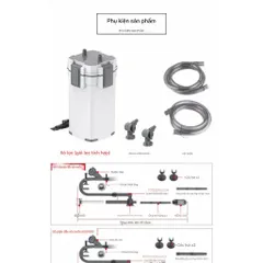 Lọc Thùng SUNSUN XIAOLI XWA 800/1000 - Giải Pháp Lọc Nước Hiệu Quả Cho Hồ Cá Thủy Sinh, Tiết Kiệm Năng Lượng, Thiết Kế Tiện Lợi