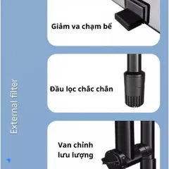 Lọc Thác Jeneca XP-33 XP-36 - Lọc Nước Bể Cá Hiệu Suất Cao, Thiết Kế Gọn Nhẹ, Tạo Hiệu Ứng Thác Nước Sáng Tạo
