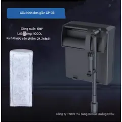 Lọc Thác Jeneca XP-33 XP-36 - Lọc Nước Bể Cá Hiệu Suất Cao, Thiết Kế Gọn Nhẹ, Tạo Hiệu Ứng Thác Nước Sáng Tạo
