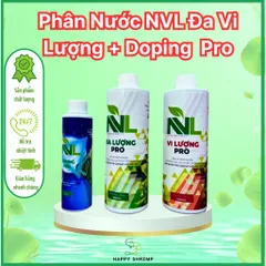 Bộ Phân Nước NVL Đa Vi Lượng 300ml & Doping 150ml - Dinh Dưỡng Thiết Yếu Cho Cây Thủy Sinh Khỏe Mạnh Tại Nhà