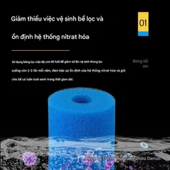 Lọc Phụ Marine 240A/240B Fi16 Trong Suốt - Lọc Thú Cưng Cao Cấp Kèm 2 Khoá Dòng Tiện Lợi, Chất Liệu Bền Bỉ