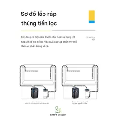 Lọc Phụ Marine 240A/240B Fi16 Trong Suốt - Lọc Thú Cưng Cao Cấp Kèm 2 Khoá Dòng Tiện Lợi, Chất Liệu Bền Bỉ