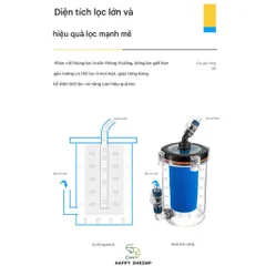 Lọc Phụ Marine 240A/240B Fi16 Trong Suốt - Lọc Thú Cưng Cao Cấp Kèm 2 Khoá Dòng Tiện Lợi, Chất Liệu Bền Bỉ