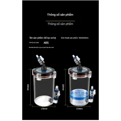 Lọc Phụ Marine 240A/240B Fi16 Trong Suốt - Lọc Thú Cưng Cao Cấp Kèm 2 Khoá Dòng Tiện Lợi, Chất Liệu Bền Bỉ