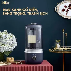 Máy Xay Nấu Sữa Hạt Đa Năng Cách Âm Bear PBJ-B06S2 - 9 Chức Năng, Động Cơ 800W, Ấm 72dB, Cối Thủy Tinh Chống Va Đập